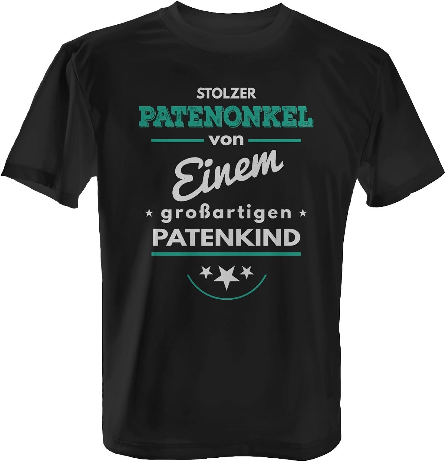 Fashionalarm Herren TShirt Stolzer Patenonkel von 1 großartigen