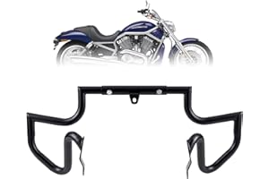 Kinglemc Crash Bar Engine Guard Highway Freeway Bar for Harley V-Rod Vrod Night Rod Muscle VRSC VRSCF VRSCA (Black)