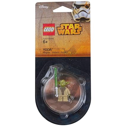 LEGO Star Wars Yoda Magnet 4pieza (S) Baukasten – -Spiele Bau (6 Jahr (E), 4 Stück (S))
