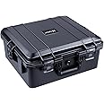 Lykus HC-4120 Waterproof Hard Case with Foam, Interior Size 16.1x14.2x7.5 inch, Suitable for camera,projector,electronic equipment and more
