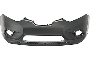 Evan Fischer Front Bumper Cover Compatible with 2014-2016 Nissan Rogue, Primed Korea, Japan or USA Built Vehicle NI1000293