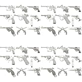 Sailanzi 20pcs antique silver weapon series Pendant Jewelry Making DIY Keychain Earrings Pendant Various Design Charms for Jewelry Making Bracelets Necklace(SN434)