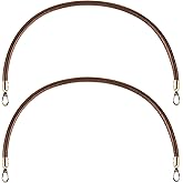 ReignSword 2 Pcs Vegan Leather Handbag Tote Bag Handles Replacement, 50CM/60CM Shoulder Bag Purse Straps for Women