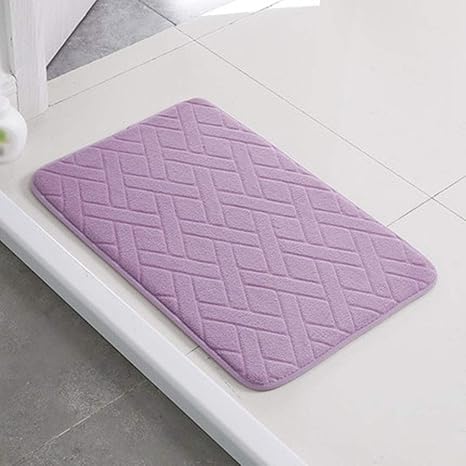 Amazon 低反発バスルームマット ノンスリップフロアマット 超吸収性 柔らかく快適 洗濯機で洗える コーラルコットン生地 低反発バスルームマット ノンスリップフロアマット 超吸収性 ソフトで快適 浴室足ふきマット ホーム キッチン オンライン通販