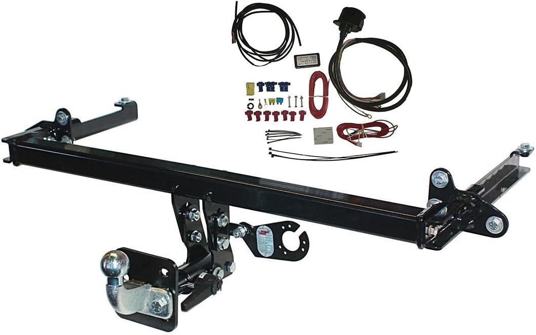 Umbra Rimorchi Towbar Fixed Disposal With Ball & Hook, changeable with 13 pin C2 Wiring Kit for Toyota Hilux Pick-Up 2-4doors 2-4WD 2016 onwards UT390COR34ZSFMM/WU403UK1