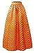 VIGVOG Women's Ethnic Plus-Size African Print Pull-on Pleated Maxi A-line Skirt (XL, LC65008-1)