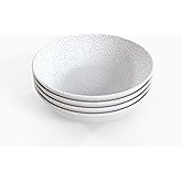 TervisHome Melamine Bowls - Set of 4 | Yao Cheng Azure Collection | Durable Stoneware-like Quality, Dishwasher Safe, Perfect for Indoor and Outdoor Use