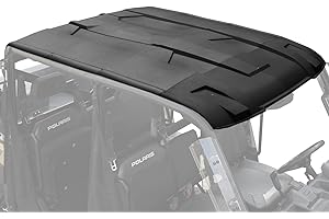 HAKA TOUGH Sport Roof Top for Polaris Ranger Crew XP 1000 900 2015-2023, Ranger Crew 900, 4-Piece Combined Poly Crew Hard Roof Accessories, Replace OEM # 2889223, 4 Seater, Black