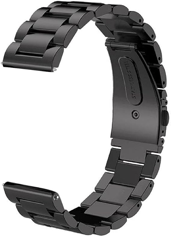Gear S3 Frontier/Classic Band/Galaxy Watch 46mm Band,V-MORO 22mm Solid Stainless Steel Metal Business Bracelet Strap for Samsung Gear S3 Frontier/S3 ...