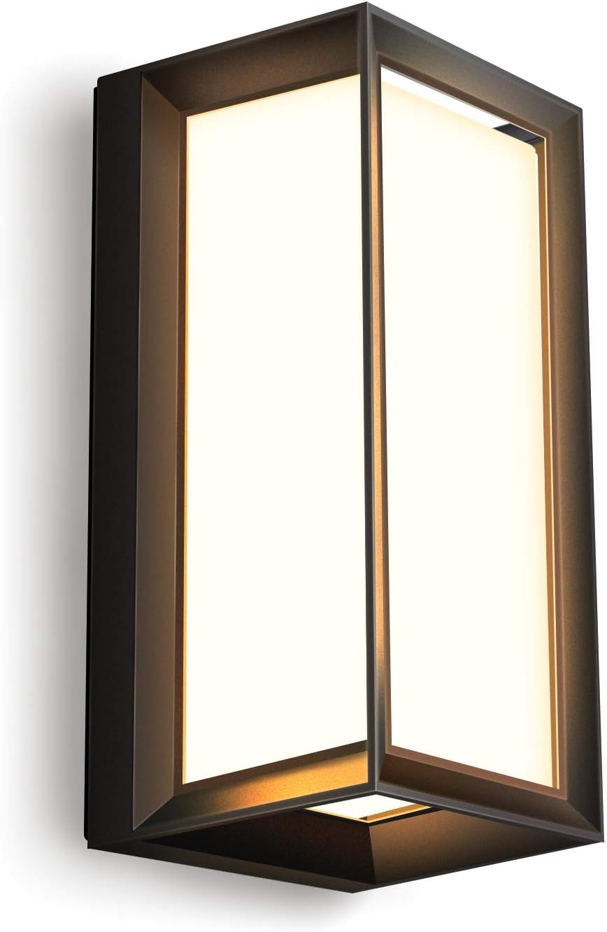 Glighone Outdoor Wall Light Exterior Modern Garden Wall Lighting Outside LED Wall Sconce