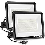 YANYCN 2 Pack 400W LED Flood Light Outdoor,2400W