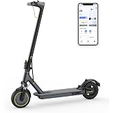 Electric Scooter - 350W/500W Motor, 8.5"/10''Solid Tires, Up to 19/22MPH&amp; 16/21/23Miles Long-Range Portable Commuting Scooter for Adults with Double Braking System