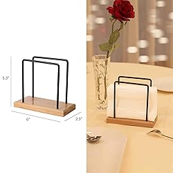 WWW-WOODART Napkin Holder for Table Napkin Holders