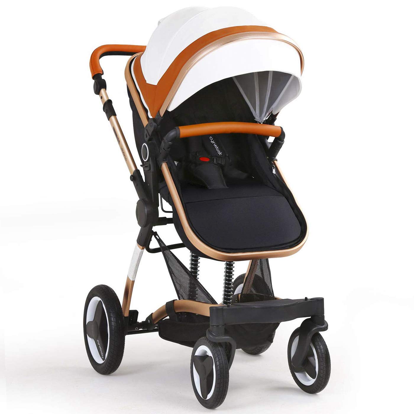 all leather stroller