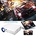 Wifi Projector,ELEGIANT 3000 Lumens Long life LED Full HD LED Home Cinema TV Projector Lcd Multimedia Video Game Projectors Support 1080P USB VGA AV TV Interface