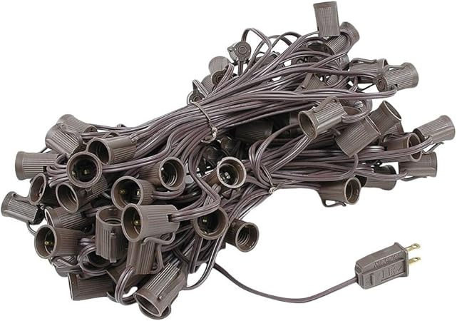 Amazon Com Novelty Lights 100 Foot C9 Outdoor String Light