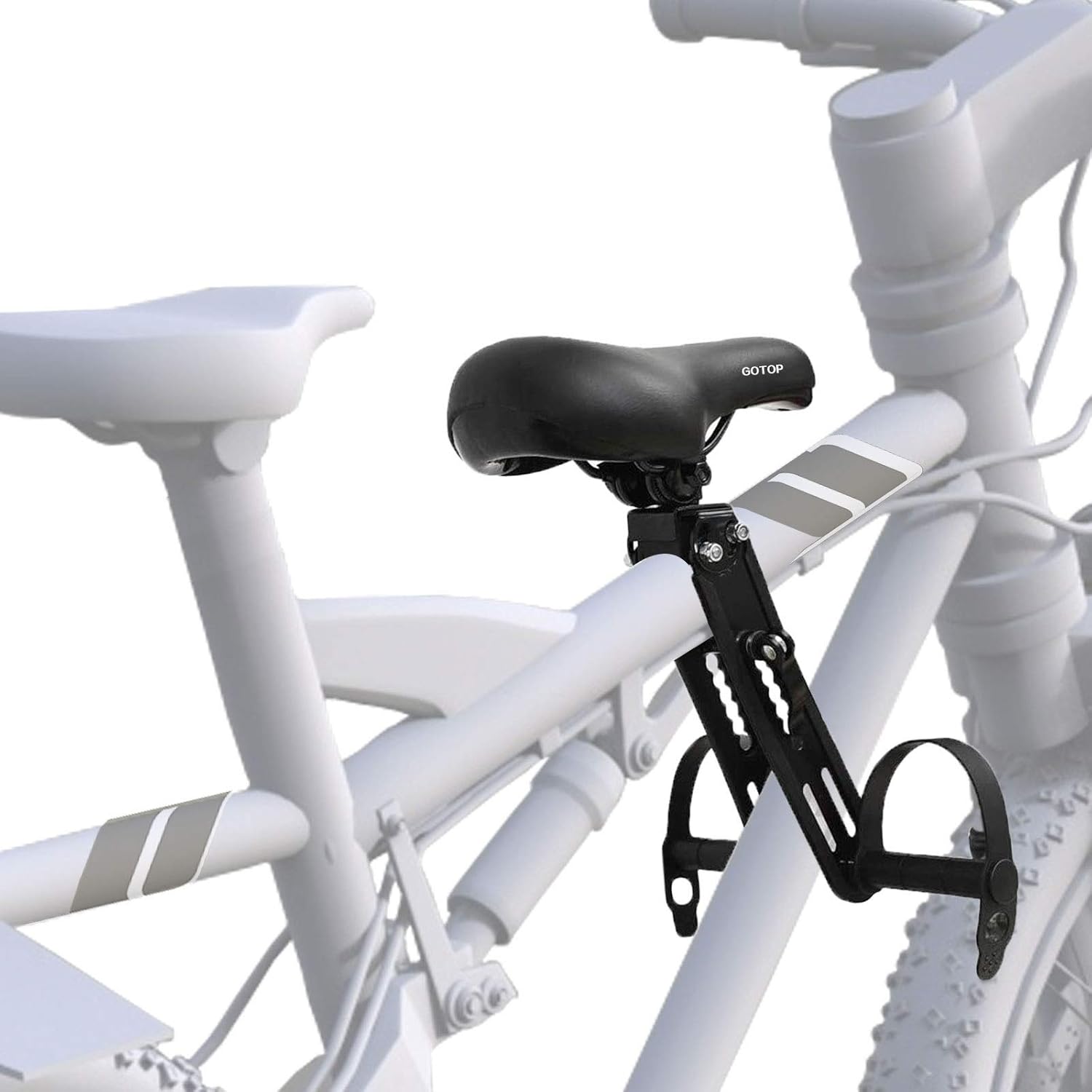 Child Seat for Bike, Bike Kids Seat Front Mounted Bicycle