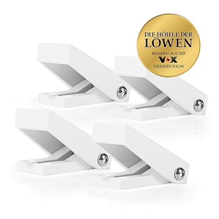 Fenster-Schnapper | Druckwiderstand größer als 2 Tonnen (20.000 Newton) | Sicherheitsschloss für Fenster | Einbruchsschutz | 