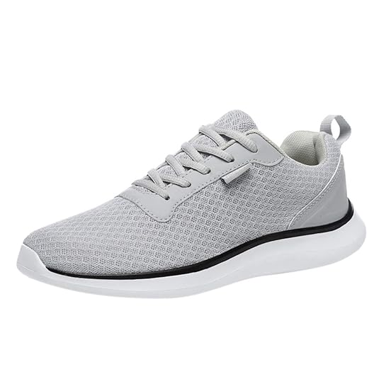 ?HWTOP Herren Sneaker Casual Mesh Lace Up Solide Sport Laufschuhe Leichte Turnschuhe Freizeit Atmungsaktiv Schuhe Sportschuhe