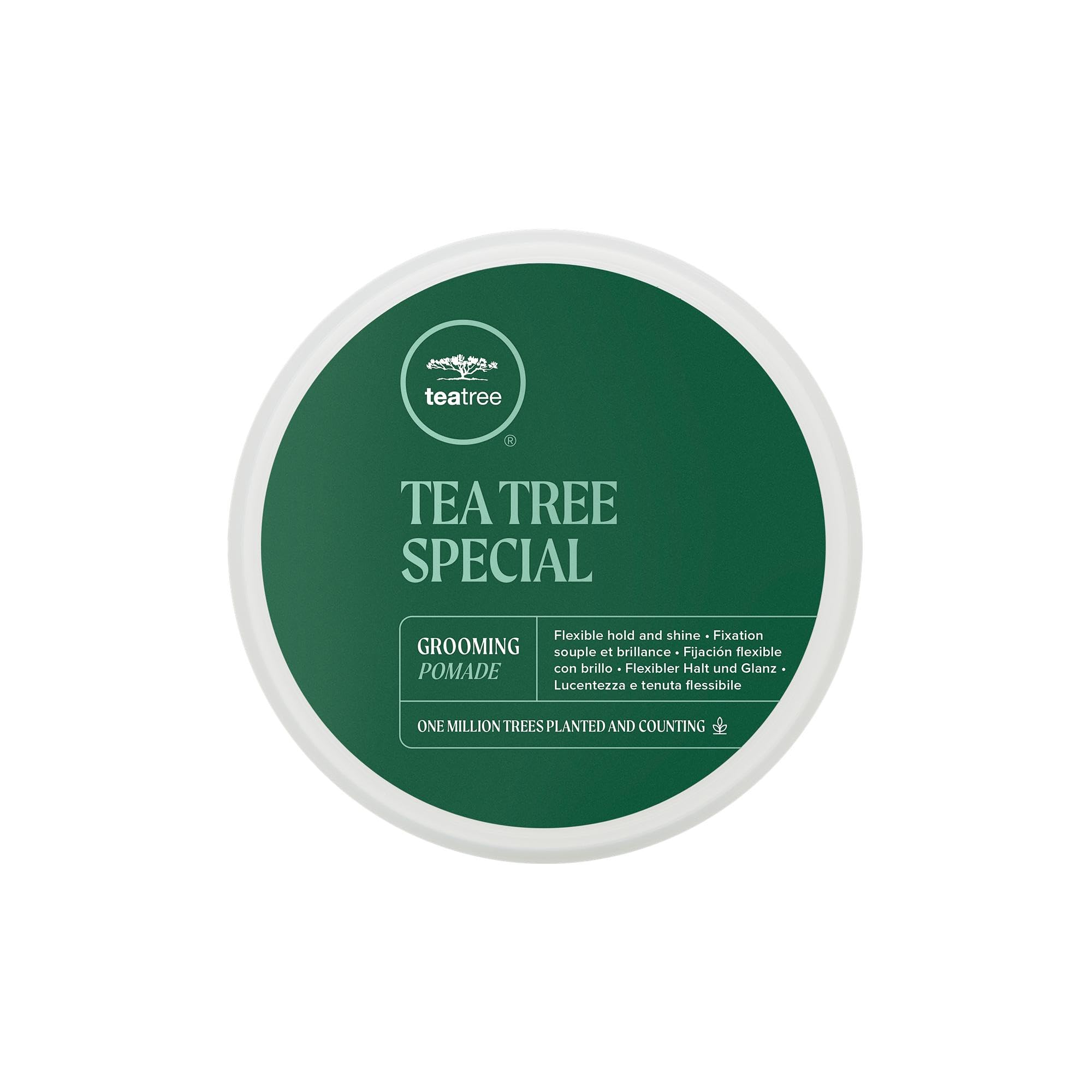Photo 1 of Tea Tree Grooming Pomade, Flexible Hold + Shine, For All Hair Types, Especially Wavy + Curly, 3 oz.