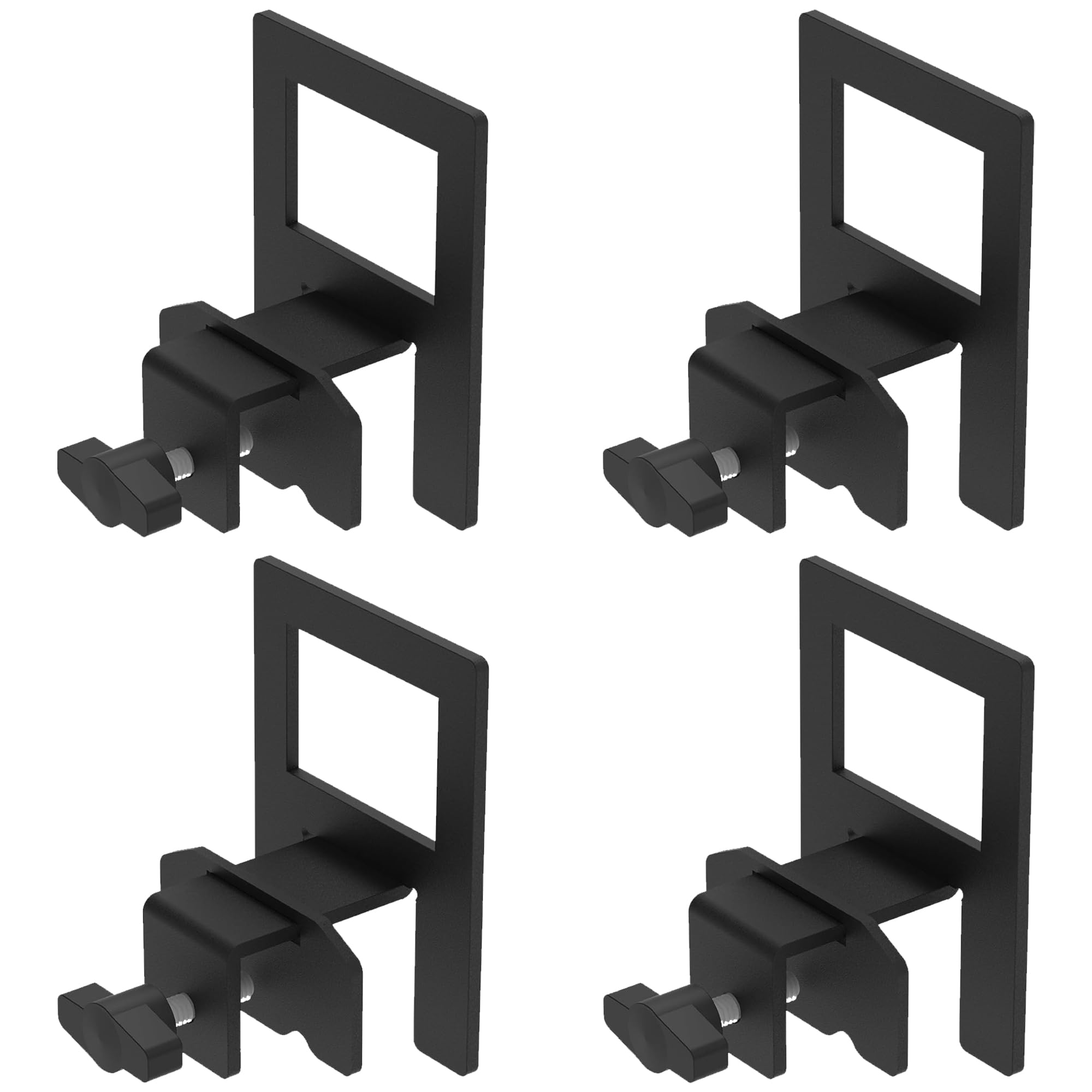Photo 1 of SUYAUU Non Slip Mattress Gaskets for Bed Frame, Furniture Parts, Mattress Holder in Place Gripper, Heavy Duty Mattress Retainer Bar, Keep Mattress from Sliding Gripper, Adjustable, 4 PCS, Black
