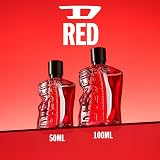 Diesel D Red Eau De Parfum 100ml Men's Fragrance Grapefruit Lavender Sandalwood view 4
