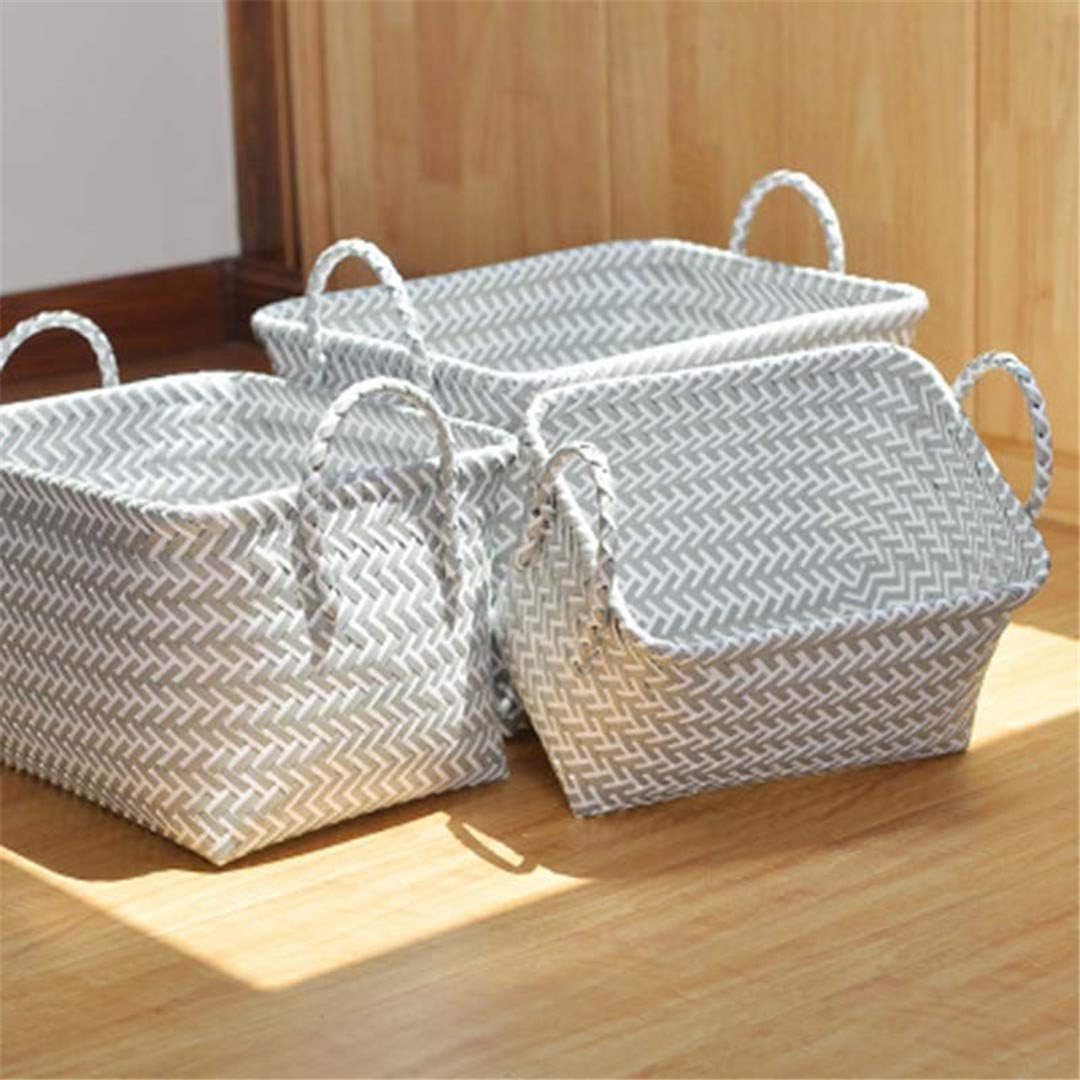 JISGUEES HandPlait Rectangle Dirty Clothes