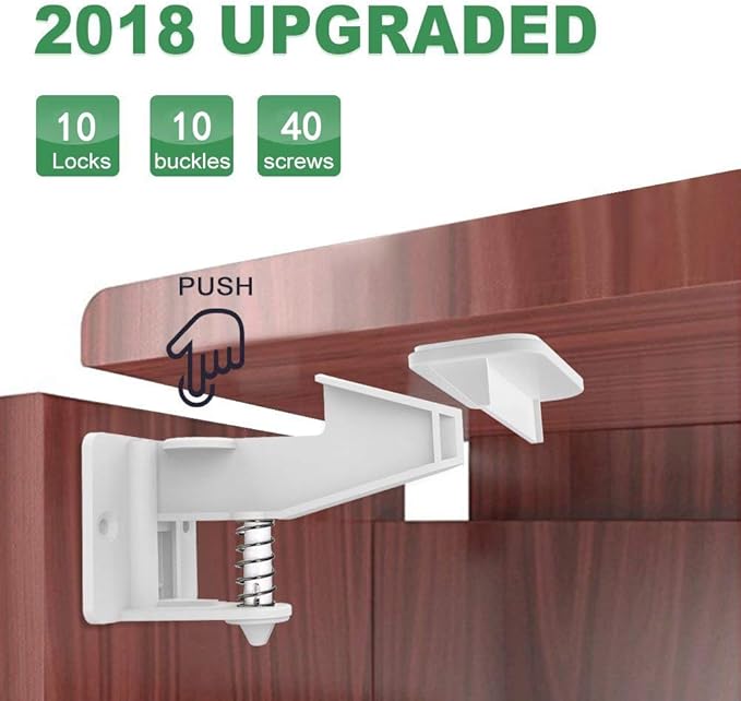 Baby & Child Safety Locks, Quick and Easy Adhesive Baby