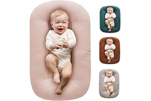 Pillow Lounger, Lounger Pillow for 0-24 (Beige) (Pink)