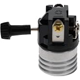 B&amp;P Lamp&reg; 3-Terminal Med. Base, Turn Knob Socket Interior