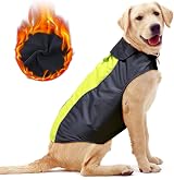 YFbrite Waterproof Dog Coat Lightweight Raincoat Adjustable Velcro Green Large view 8