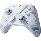FLYDIGI Apex 5 PC Controller, Forceflex Joystick 2.0, ForceAdapt Triggers, 3ms Ultra-Low Latency, RGB Light Bar, Full-Color LCD Display,1500mAh Battery PC/NS/Android/TV