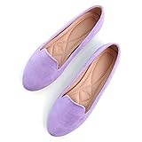SAILING LU Women Round Toe Flats Comfortable Ballet