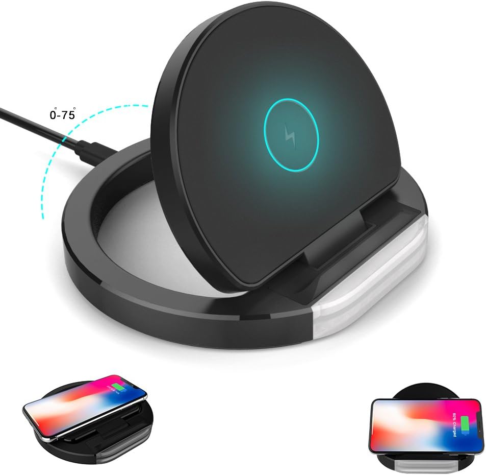 Wireless Charger,Kamlif iPhone X Wireless Charger Qi 10W