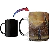 Morphing Mugs Star Wars – The Mandalorian – Mudhorn - Thomas Kinkade Studios - One 11 oz Color Changing Ceramic Mug – Image Revealed When HOT Liquid Is Added!