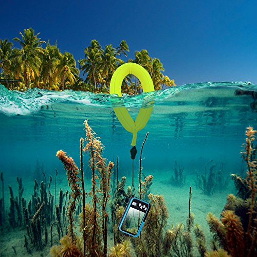 iGadgitz 2 Pack Neon Yellow & Pink Waterproof Floating Wrist Strap suitable for Underwater/Waterproof: Cameras, Video cameras, cases & housing, Marine binoculars + Waterproof Sony phones