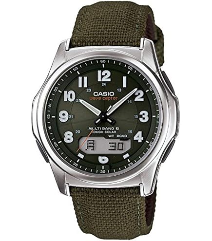 Amazon.com: CASIO WAVE CEPTOR (WVA-M640B-1A2JF) 6 MULTI BANDS