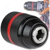 Keyless Hand Power Drill Chuck 1/2&rdquo;-20UNF Mount, 2~13mm Self-tighten Drill Chuck,Keyless Chuck for Multiple Purposes（Before Purchasing,Make Sure That Your Drill Chuck is 1/2 "-20UNF）