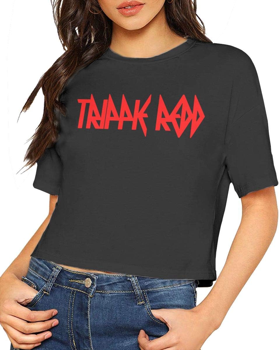 Trippie Redd Shirt Womens Sexy Dew Navel Crop Tops Tshirt Short Sleeve Bamboo Cotton T Shirt