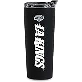Rico Industries NHL Hockey 24oz Stainless Steel Tumbler with Lid and Dual Functioning Lid