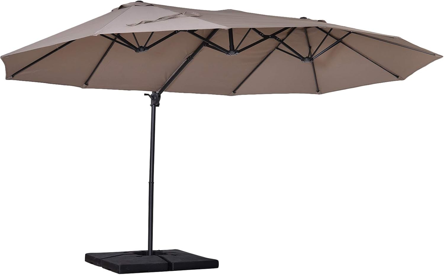 Muebles y accesorios de jardín Sombrilla Doble Parasol Grande