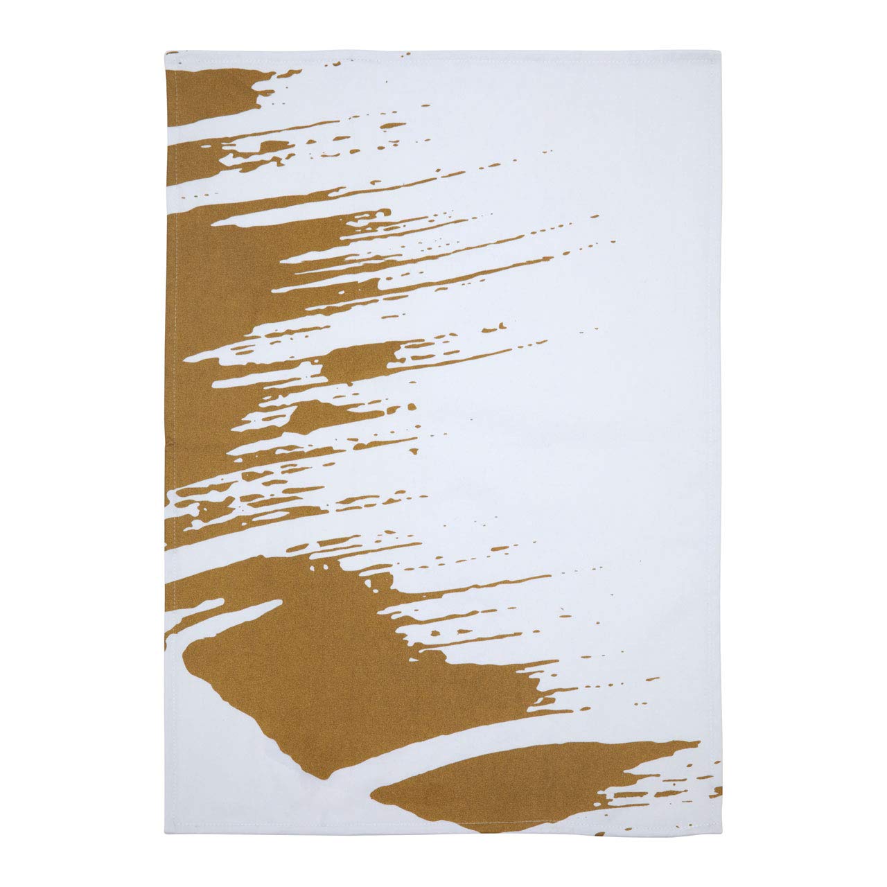 Premier Housewares Tea Towels, Cotton, White/Gold