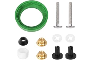 YESHLIKY Toilet Tank to Bowl Gasket Kit for American Standards Toilet Part Champion 4 AS738756-0070A, 3 Inch Toilet Tank Replacement Kit Includes Gasket & Bolt Kit with Handle