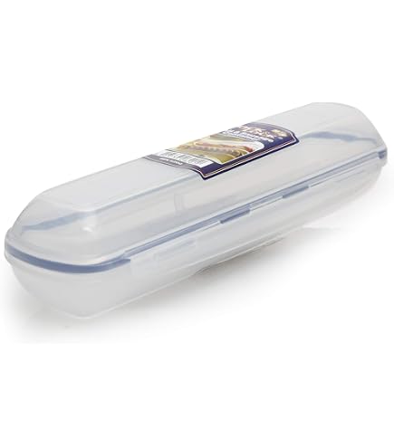 Lock&Lock Gimbap & Food Container Set (2-Pack) - Portable Bento Lunch Box For Sausage Rolls & Sandwiches