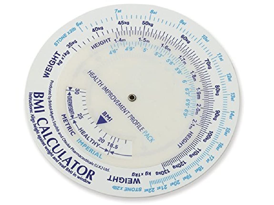 Gima Body Mass Index disk, Pack of 10