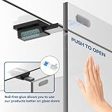 Tonitrui Magnetic Push Latches 4 Pack Black – Push to Open Cabinet Catches view 2