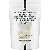 Canadian Protein 100% Whey Isolate 27g of Protein | 1 kg of Vanilla Flavoured Low Carb Keto Friendly Workout Recovery Drink |