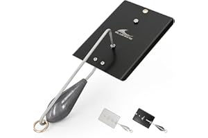 BLUEWING Fishing Planer Heavy-Duty Trolling Planer with Stainless Steel Blade and 4oz- 32oz Fishing Weights Offshore Downrigger Planer for Wahoo, Kingfish, Tuna Fishing, 1pc