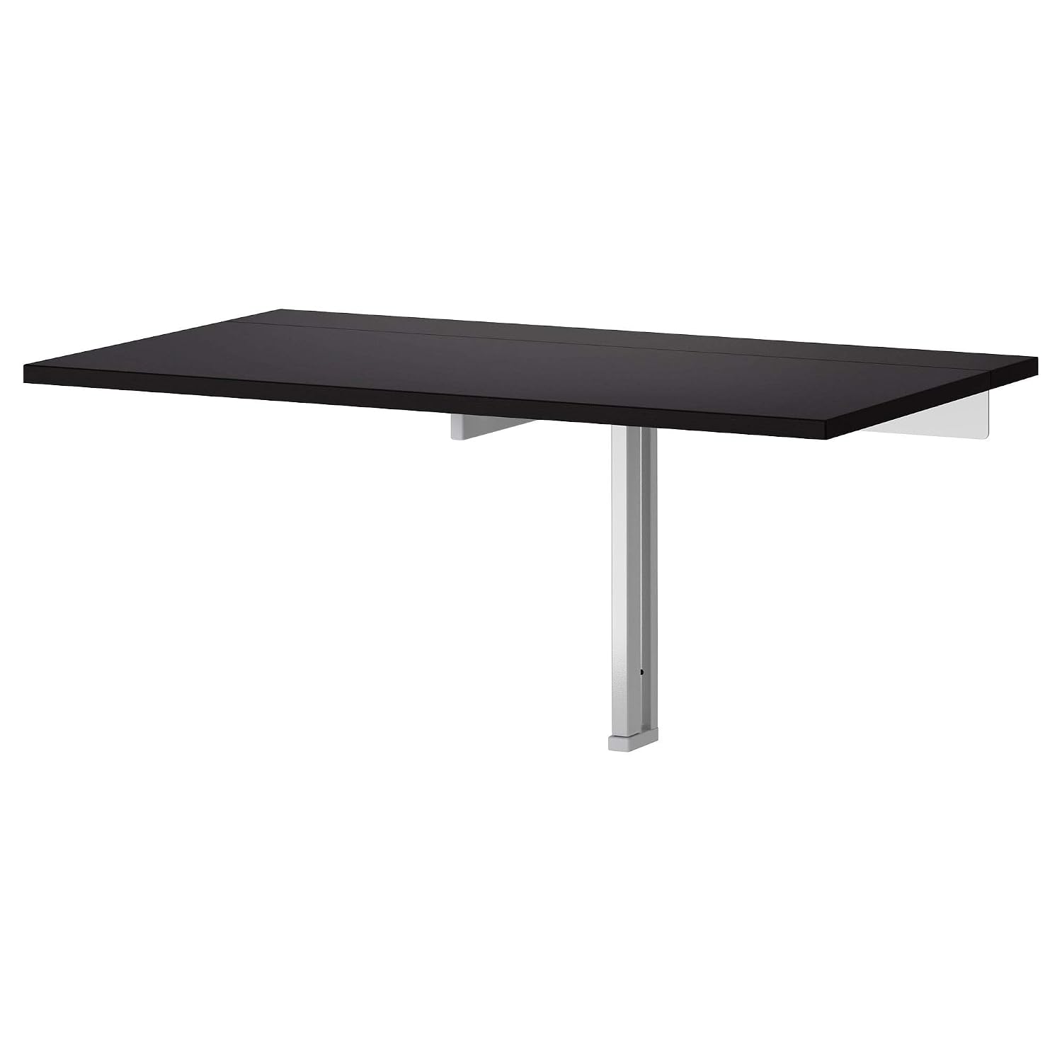 Buy Ikea Bjursta Wall Mounted Drop Leaf Table Brown Black 90x50 Cm 35 3 8x19 5 8 Online At Low Prices In India Amazon In