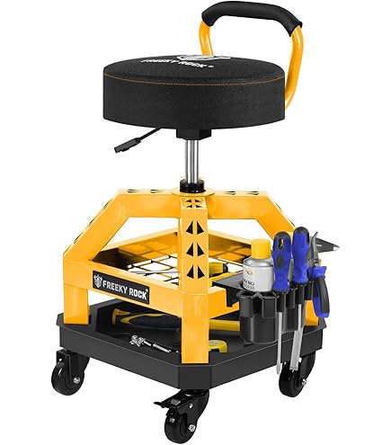 Amazon.com: DEWALT Heavy-Duty Metal Stool for Garage and Shop, 360